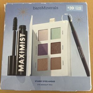 bareMinerals Starry Eyes Ahead Eye Trio: Snow & Ice Limited Edition- NEW+ Value!